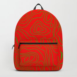 Typographic map Backpack | Area, Chart, Green, Graphicdesign, Color, Tourmap, Typography, Amap, Mountains, Red 