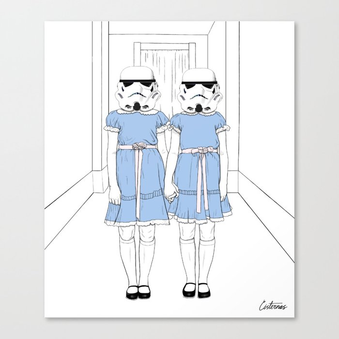 Grady twins troopers Canvas Print