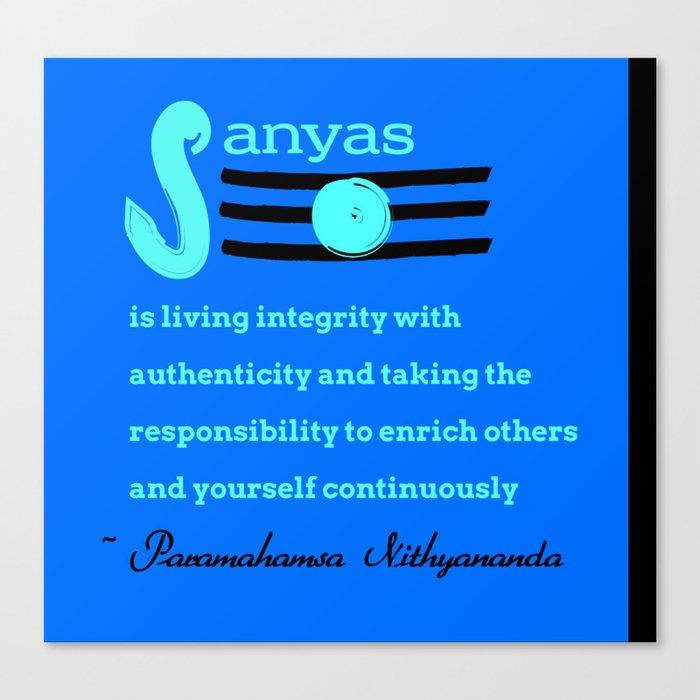 What is Sanyas? Canvas Print