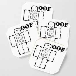 Oof Coasters Society6 - roblox oof groups coaster by chocotereliye