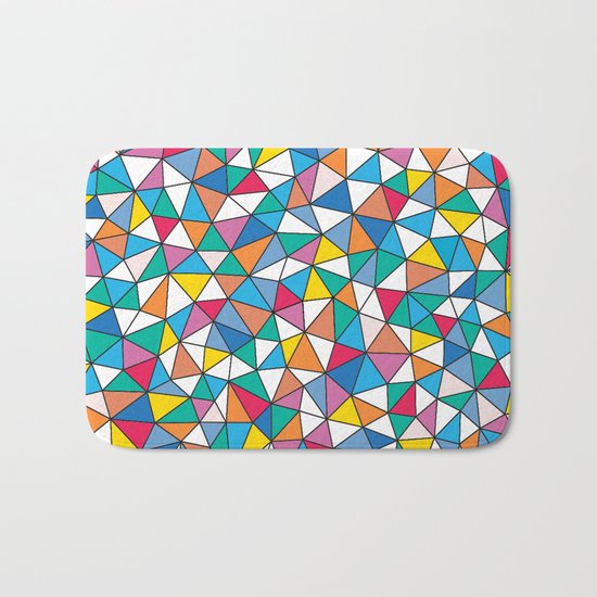 geometric Bath Mat