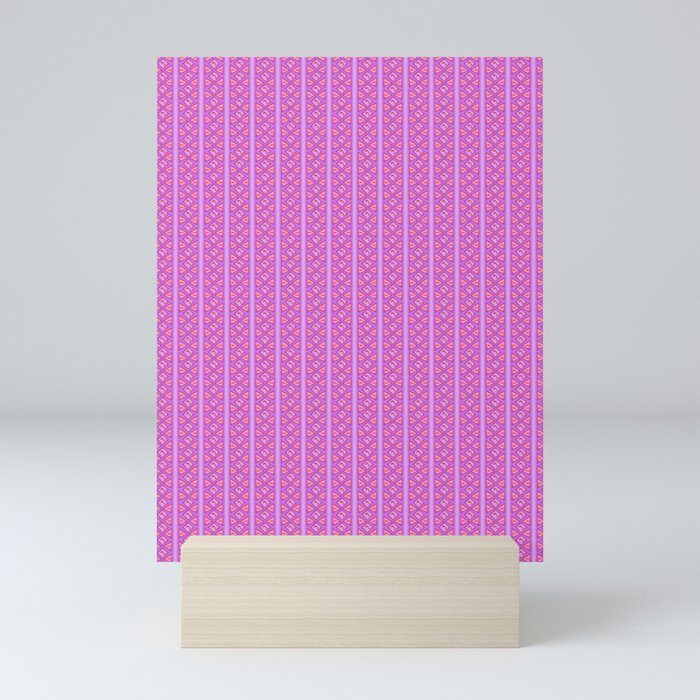 children's pattern-pantone color-solid color-lilac Mini Art Print