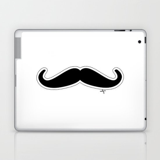 Mustache Laptop & iPad Skin