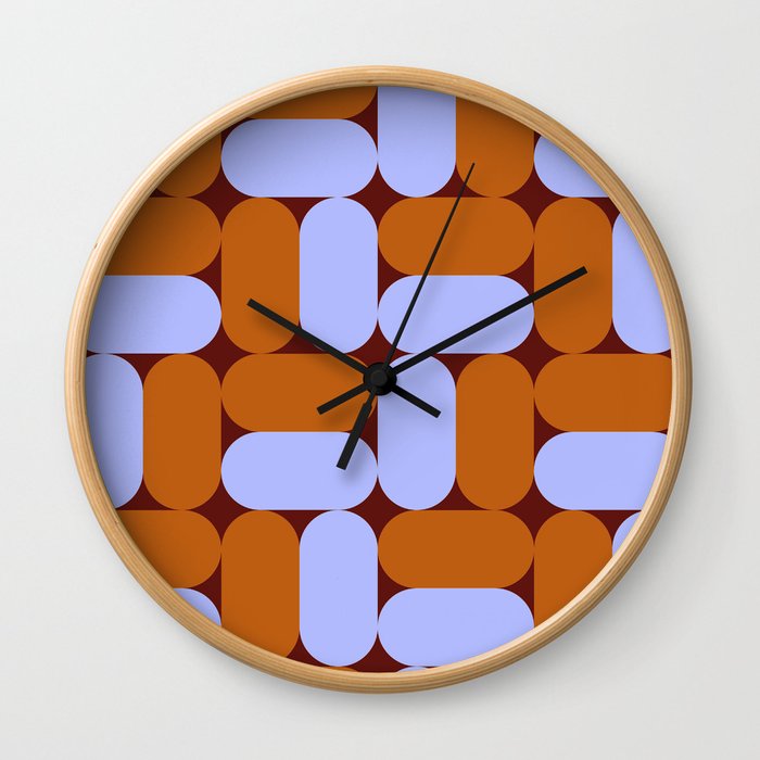 Pattern_Mix_03 Wall Clock