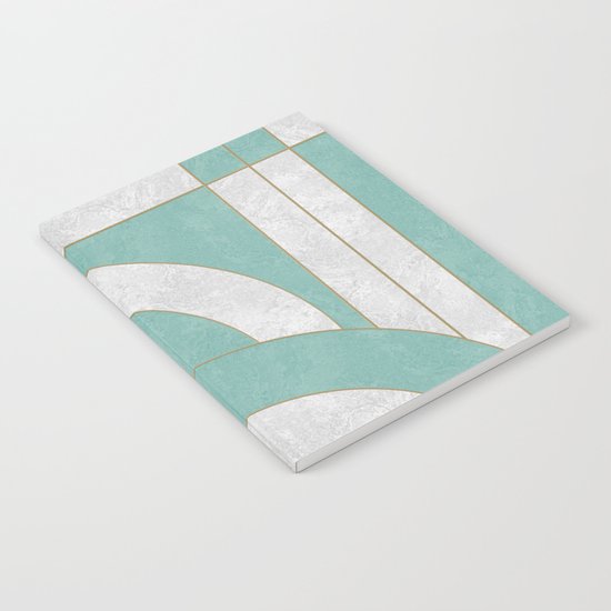 Geometric Marble 04 Notebook