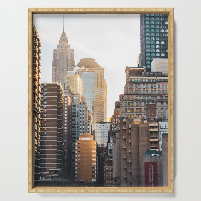 New York City Golden Hour | Architecture and Travel Photography Serving Tray