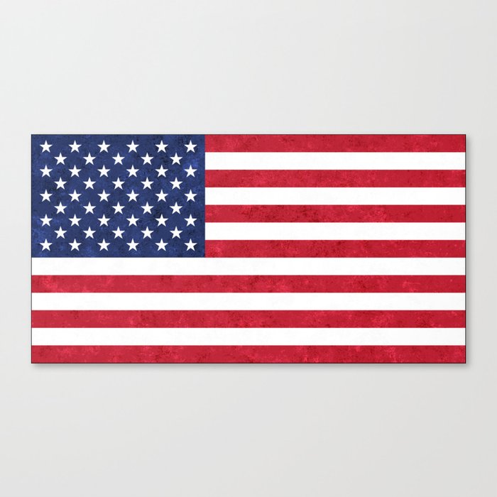 Flag of the United States of America Canvas Print