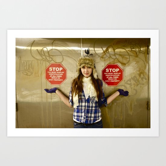 Stop Art Print