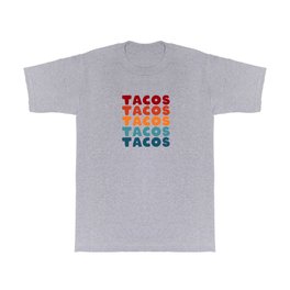 TACOS Retro Vintage Mexican Cinco de Mayo T Shirt