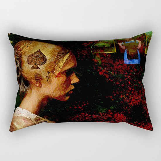 While waiting for Alice Rectangular Pillow