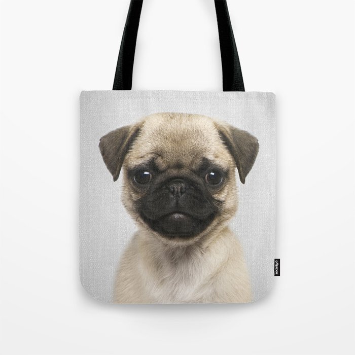 Pug Puppy - Colorful Tote Bag