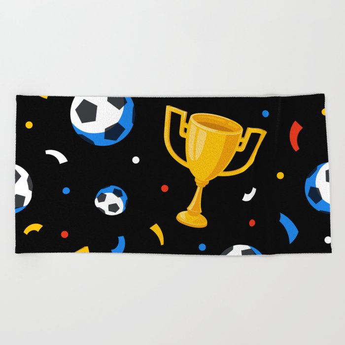 Soccer Champion Beach Towel