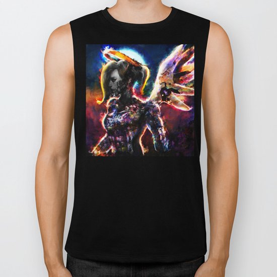metal angel Biker Tank