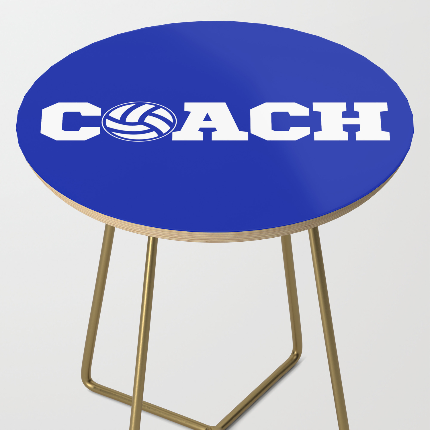 Coach Volleyball Side Table By Socoart Society6