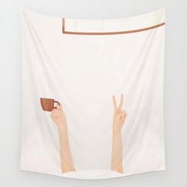 Good Peaceful Morning  Wall Tapestry