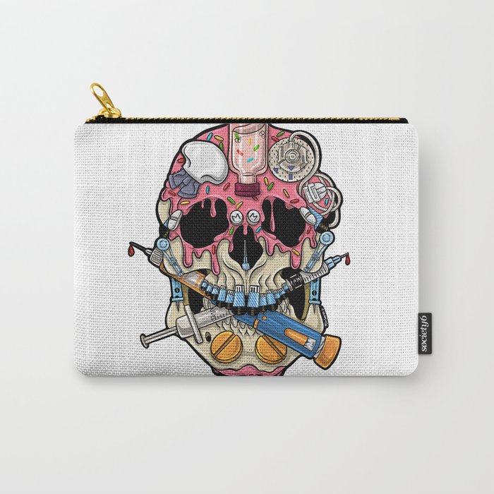 Diabetic Skull Junkie Carry-All Pouch