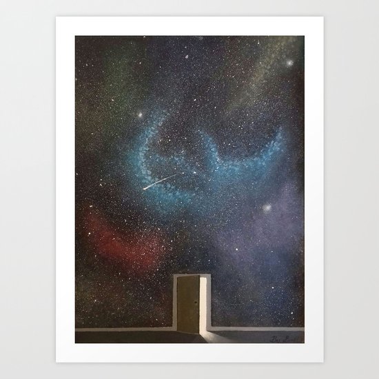 Door to the world Art Print