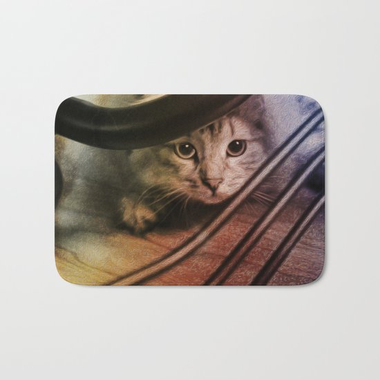Crouching Kitty Bath Mat