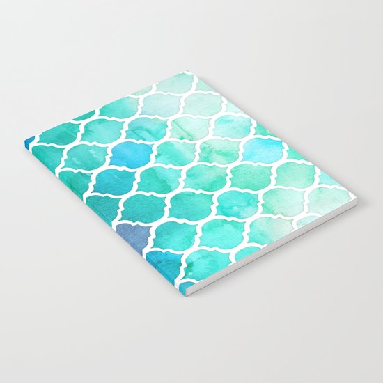 Emerald & Blue Marrakech Meander Notebook