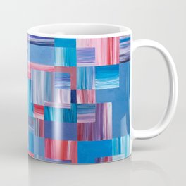 Unmixed Blue and Red Coffee Mug