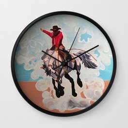 Texas Cowboy Wall Clock