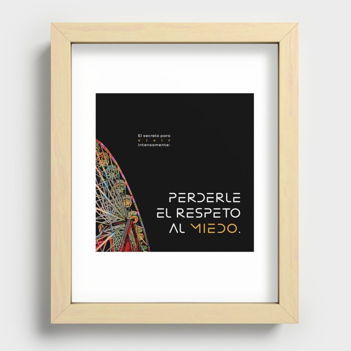 EL SECRETO Recessed Framed Print