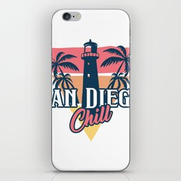 San Diego chill iPhone Skin