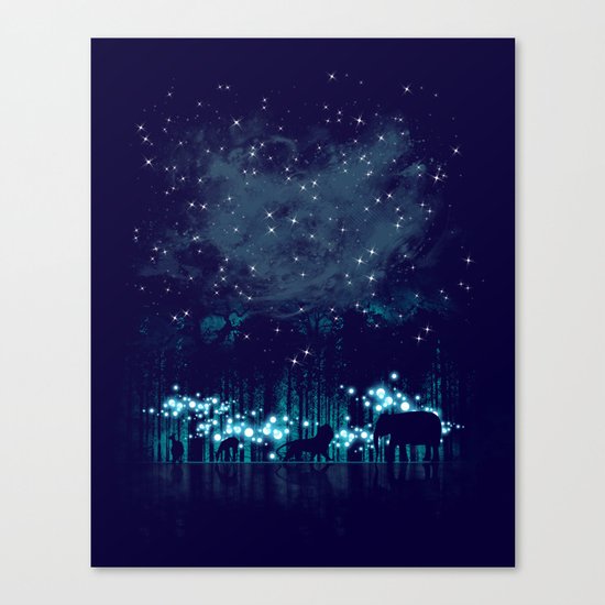 Cosmic Safari Canvas Print