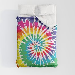 Rainbow Tie Dye Comforter