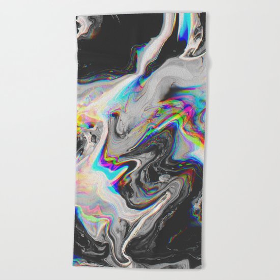 CONFUSION IN HER EYES THAT SAYS IT ALL Beach Towel