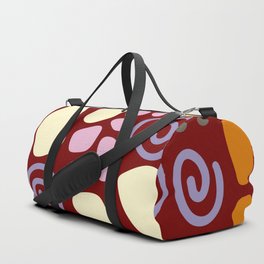 Abstract vintage colors pattern collection 7 Duffle Bag