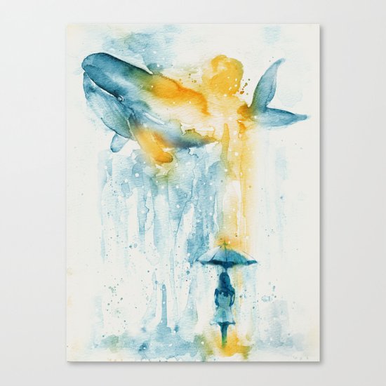A Majestic Midsummer Rain Canvas Print