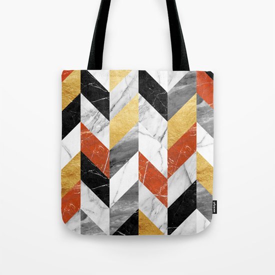Marble pattern Tote Bag