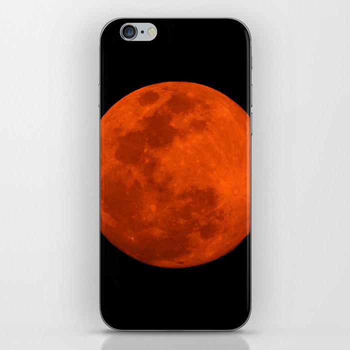 Orange Moon iPhone Skin