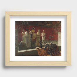 The Oracle by Camillo Miola 1840 - 1919 Recessed Framed Print