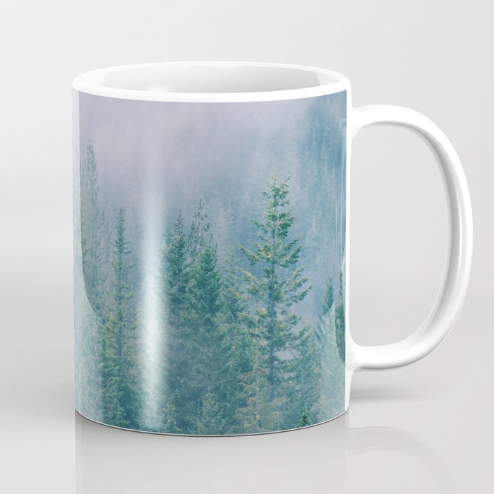 Foggy Forest in Squamish, British Columbia Coffee Mug