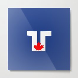Flag of Toronto Metal Print | Scarborough, Canadian, Hogtown, Ontarian, Graphicdesign, Mapleleaf, Goldenhorseshoe, Huron, Canadiense, Erable 