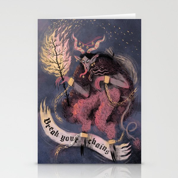 Krampus – Break your Chains! Stationery Cards