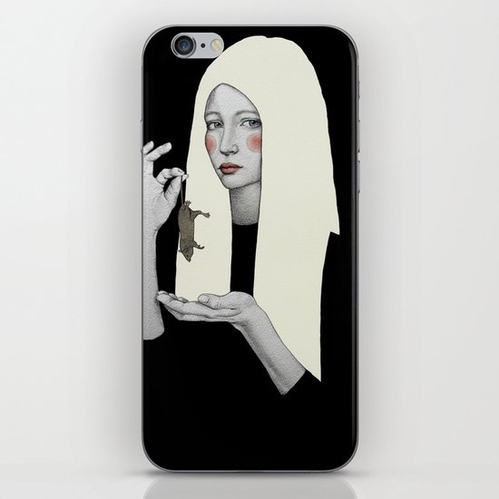 Vana in black iPhone & iPod Skin