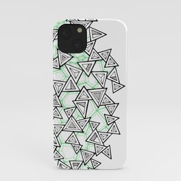 Triangles and Tessellation iPhone Case