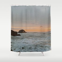 sunset in california vii, in december Shower Curtain