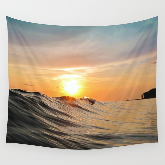 Sunset in Paradise Wall Tapestry by Nicklas Gustafsson | Society6