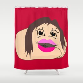 Taco Flavored Kisses Shower Curtain