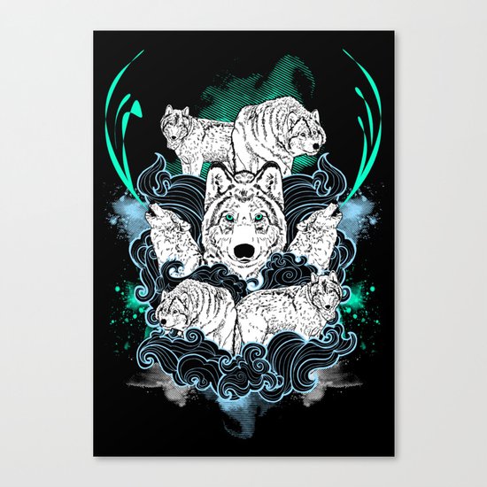 Wolf Pack Canvas Print