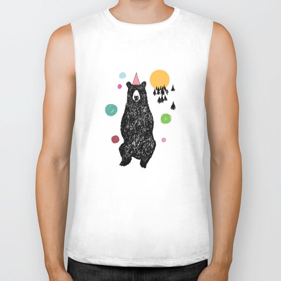 Bear Scape Biker Tank