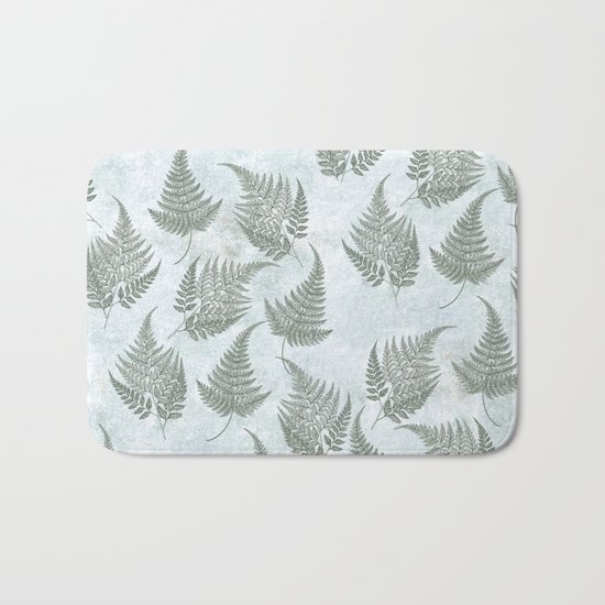 Fern Fever version 2 Bath Mat