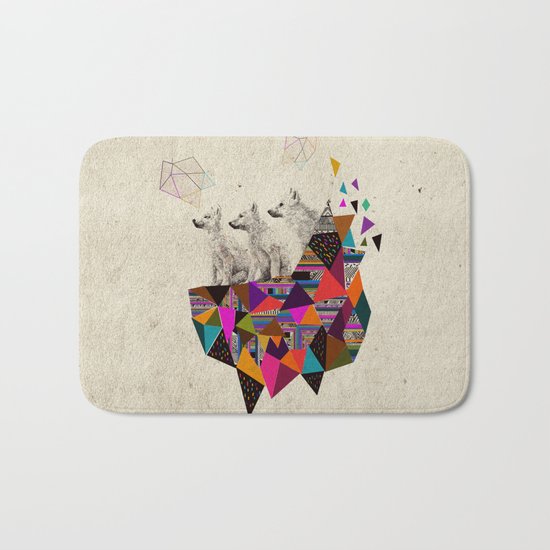 The Night Playground by Peter Striffolino and Kris Tate Bath Mat