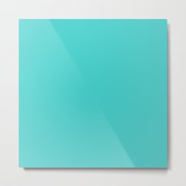 Dark Turquoise Metal Print | Fill, Darkturquoise, Graphicdesign, Html, Tone, Bloom, Hue, Design, Solid, Filled 