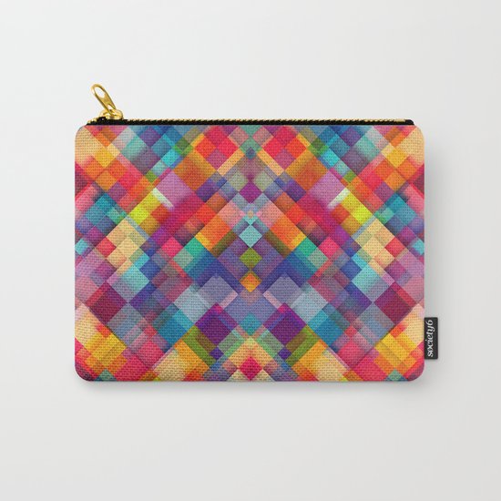 Squares Everywhere Carry-All Pouch