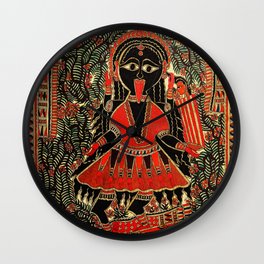 Hindu Kali 16 Wall Clock